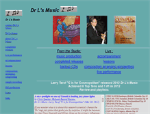 Tablet Screenshot of dr-l-music.com